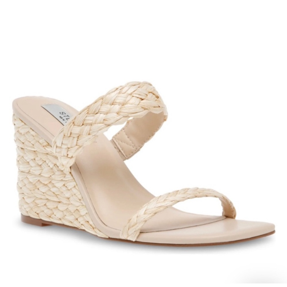 New! STEVEN NEW YORK 
Ardy Espadrille Wedge Sandal‎ Sz 10